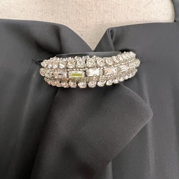 Givenchy black satin cape / top size 36 - Picture 2 of 9